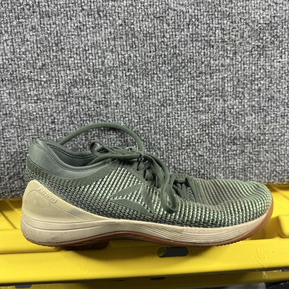 Reebok CrossFit Shoes Mens Size 8.5 Green Mesh Low Top Athletic CN2977